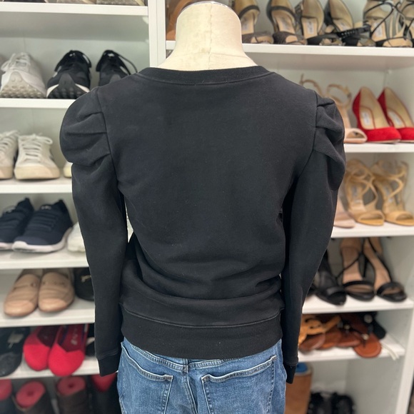 Pam & Gela 🖤 Puff Sleeve Sweatshirt • Black • Small - Picture 5 of 6
